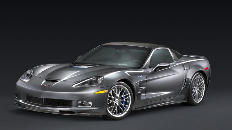 Silver Corvette Sports Car — Gray, Dramatic, Photograph, Wheels