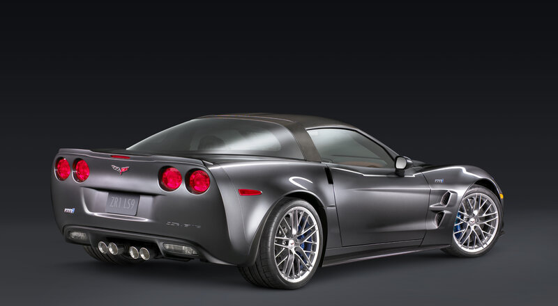 Silver Corvette ZR1