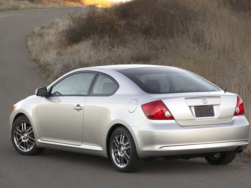 Silver Coupe Car — Calm, Sunset