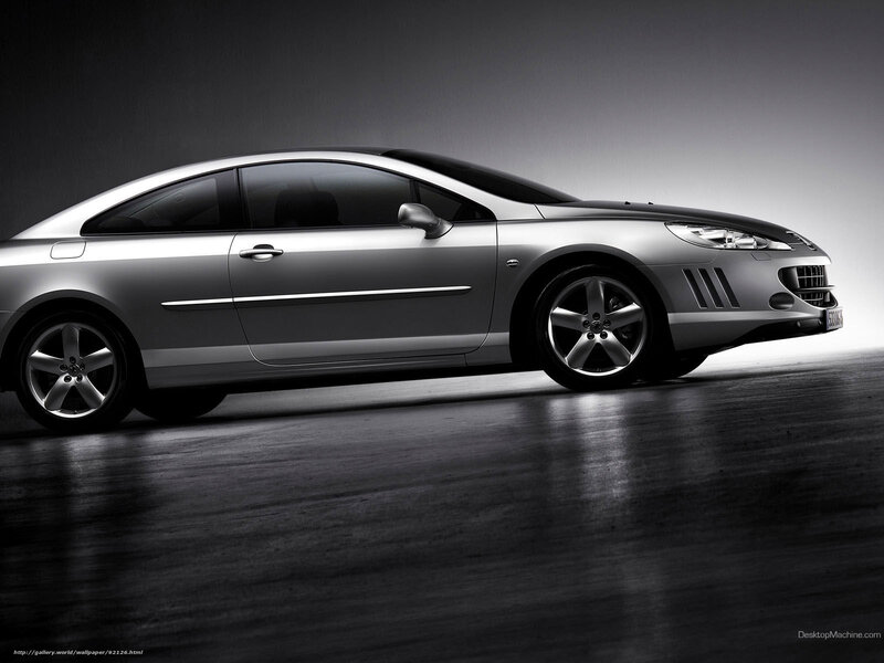 Silver Coupe Car — Dramatic, Photograph, Wheel