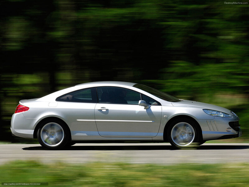 Silver Coupe Car — Dynamic, Afternoon