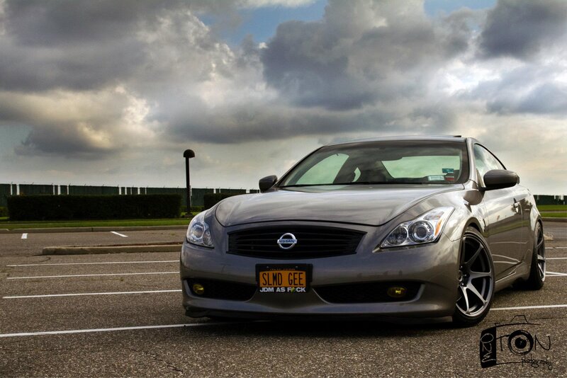 Silver Coupe Car — Gray, Dramatic, Afternoon