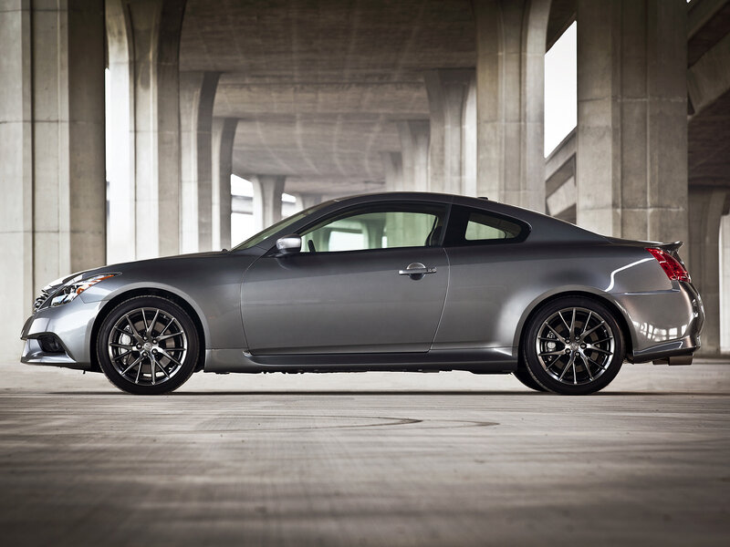 Silver Coupe Car — Gray, Dramatic, Photograph, Concrete Pillars