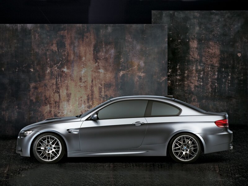 Silver Coupe Car — Gray, Dramatic, Photograph, Wall