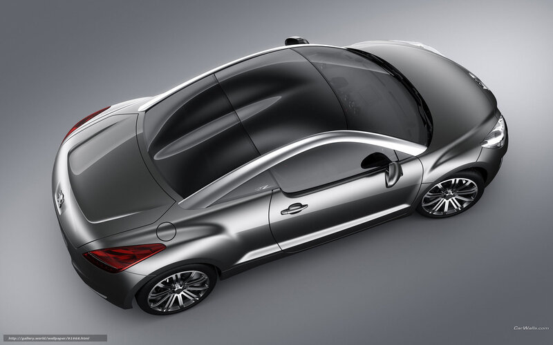 Silver Coupe Car — Gray, Modern, 3d Render