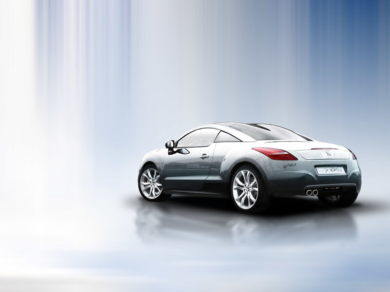 Silver Coupe Car — Gray, Modern