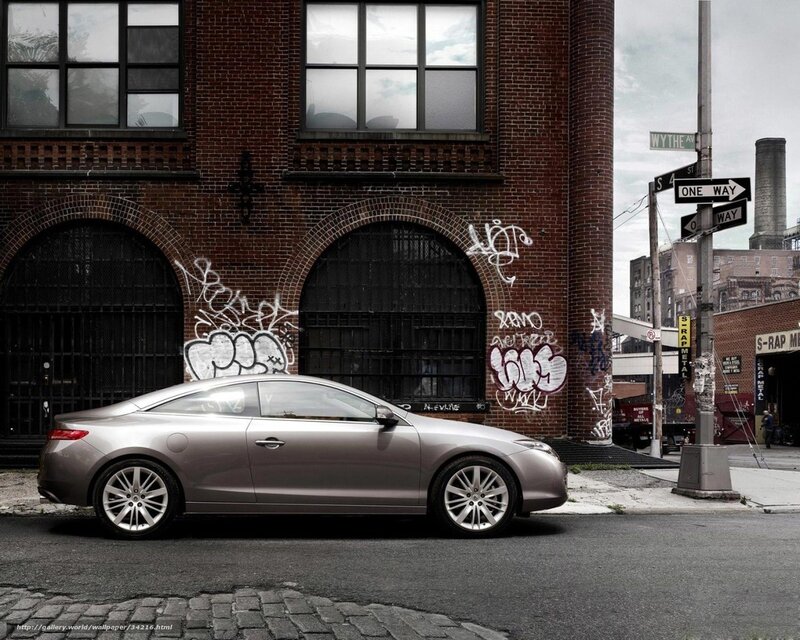 Silver Coupe Car — Gray, Urban
