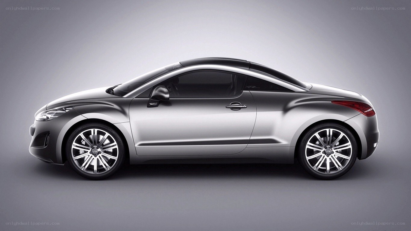 silver coupe car side view