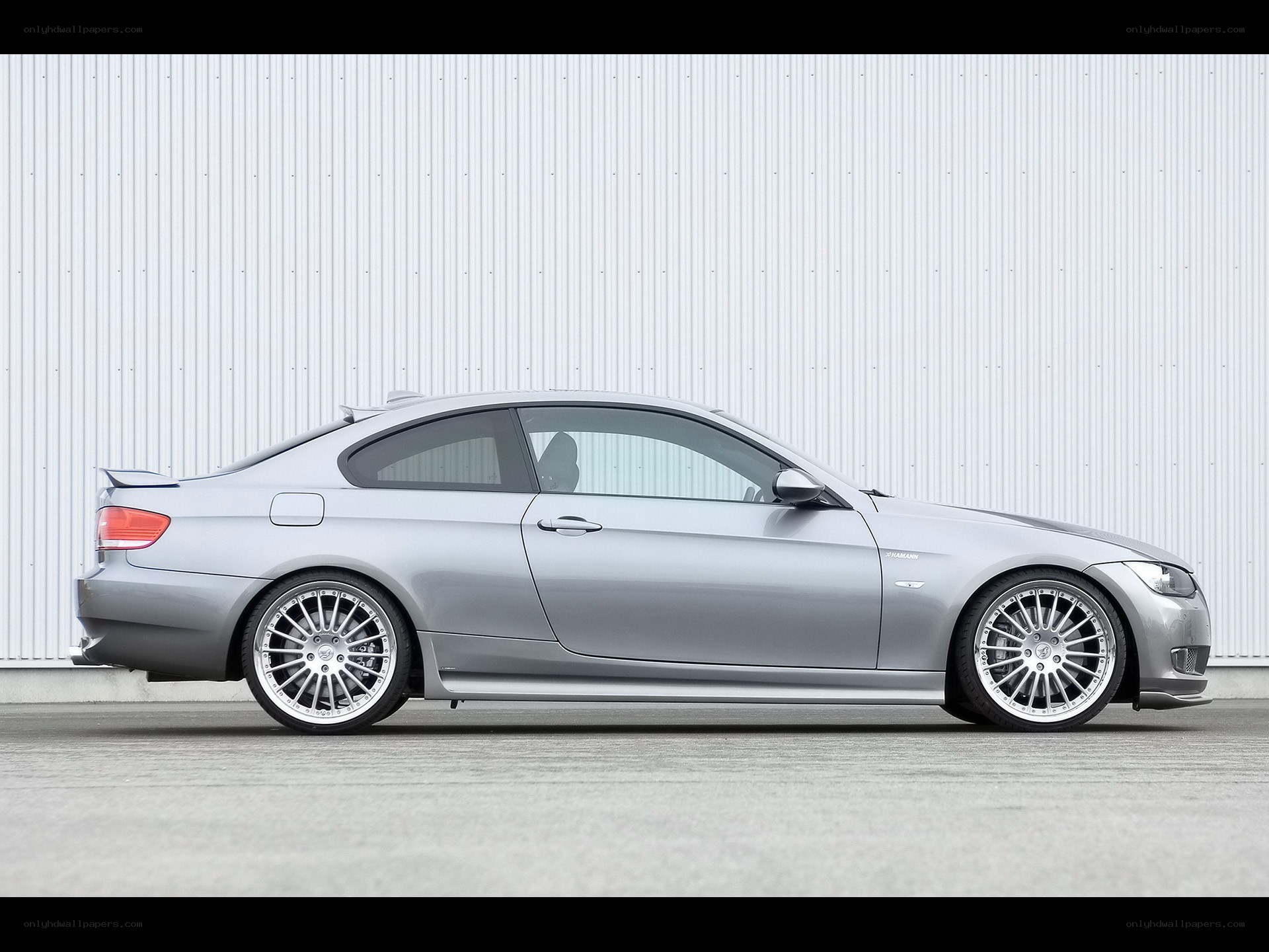 silver coupe car side view