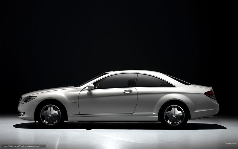 Silver Coupe Car — White, Dramatic
