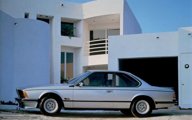 Silver Coupe Car — White