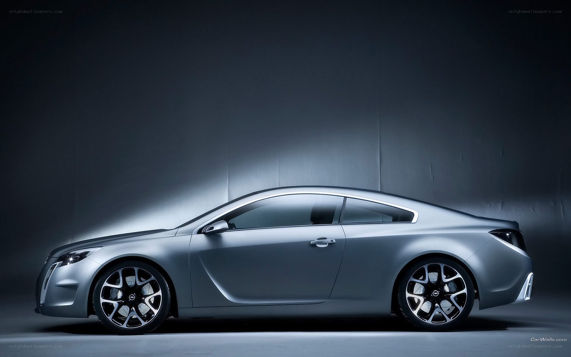 silver coupe concept car