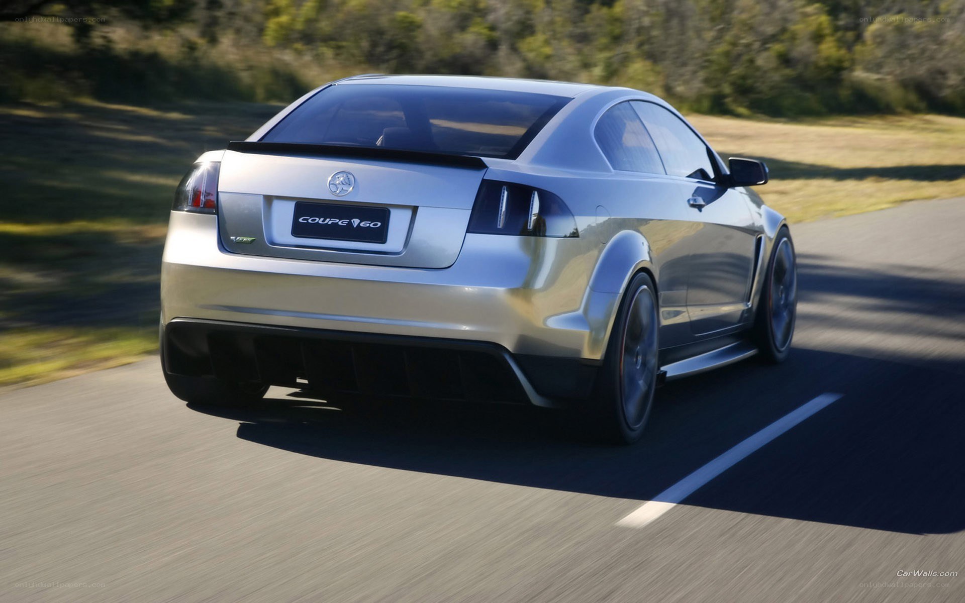 silver coupe on a road