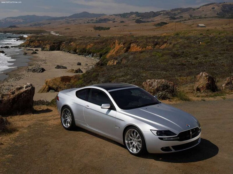 Silver Coupe on Cliff