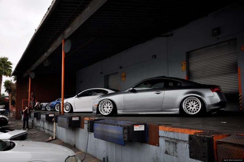 Silver Coupe on Lift