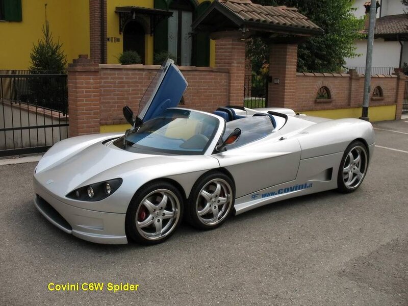 Silver Covini C6W Spider