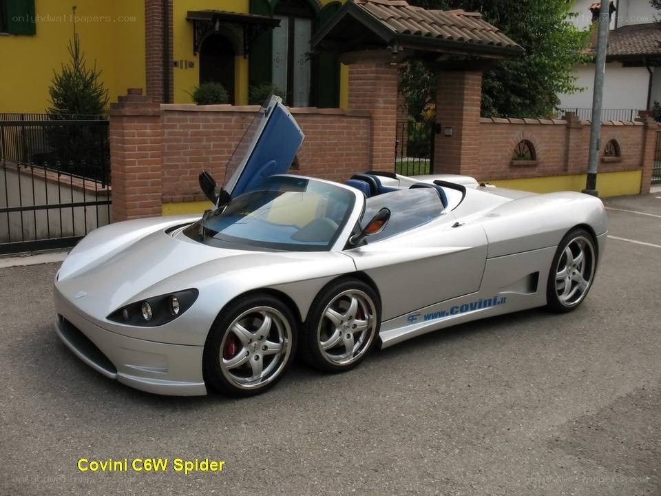Silver Covini C6W Spider