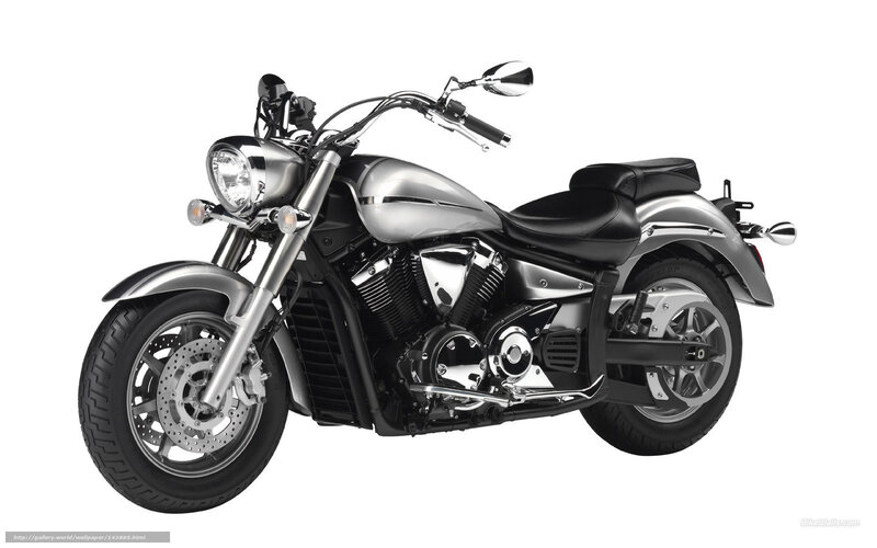 Silver Cruiser Motorcycle — Neutral, Photograph