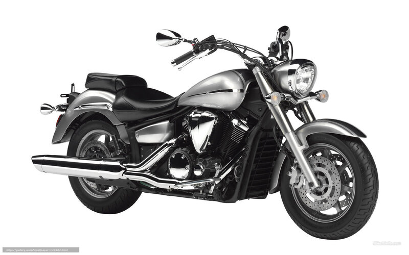 Silver Cruiser Motorcycle — Neutral
