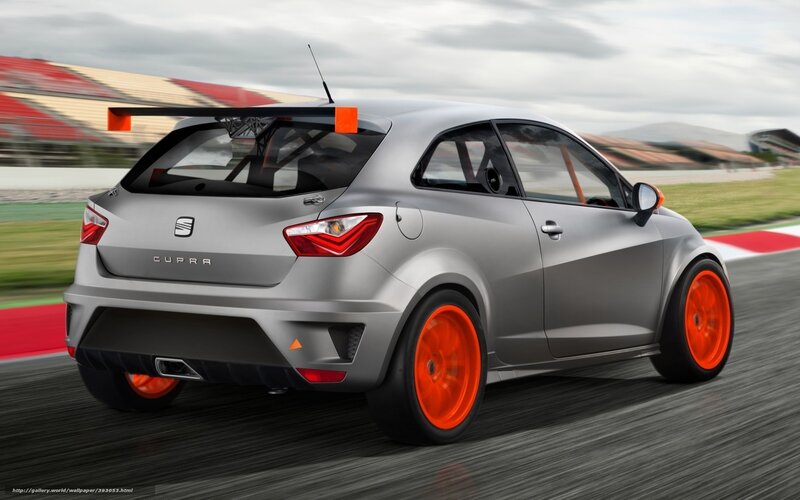 silver cupra race car
