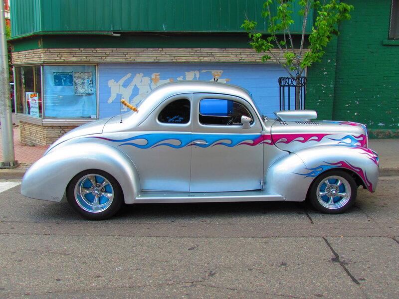 Silver Custom Car — Calm, Afternoon, Photograph