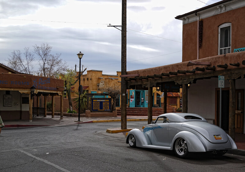 Silver Custom Car — Gray