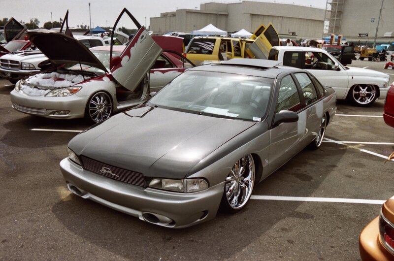 Silver Custom Car