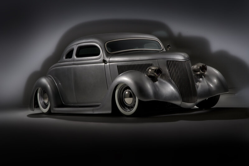 Silver Custom Hot Rod — Gray