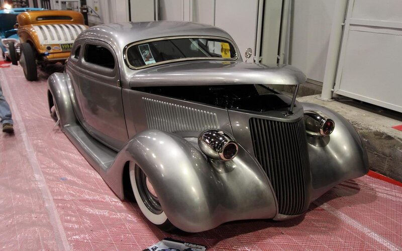 Silver Custom Hot Rod