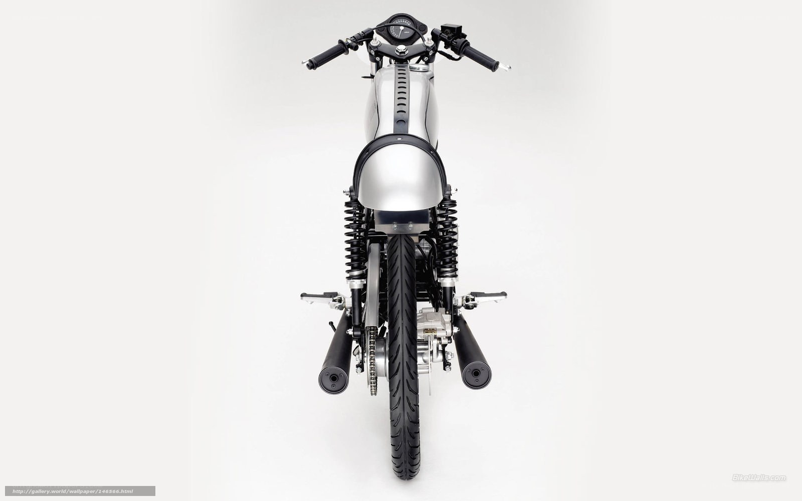 silver custom motorcycle