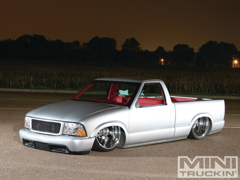 Silver Custom Pickup Truck — Dramatic