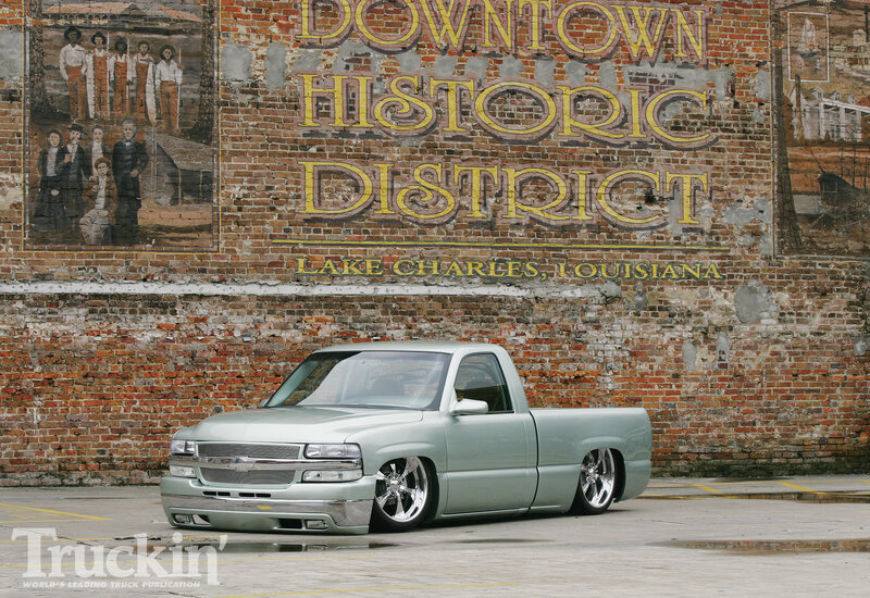 Silver Custom Pickup Truck — Gray