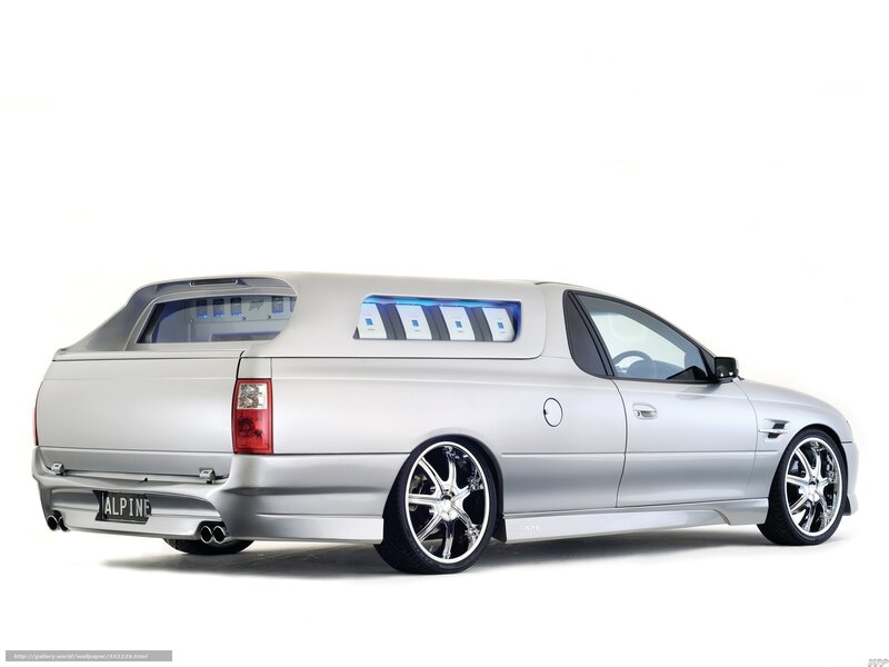 silver custom pickup truck