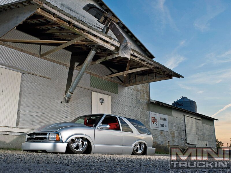 Silver Custom Truck