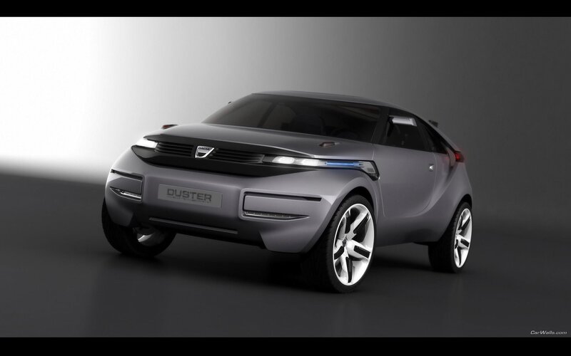 Silver Dacia Duster Concept — Gray