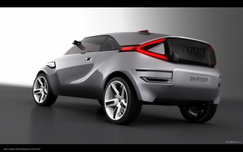 Silver Dacia Duster Concept