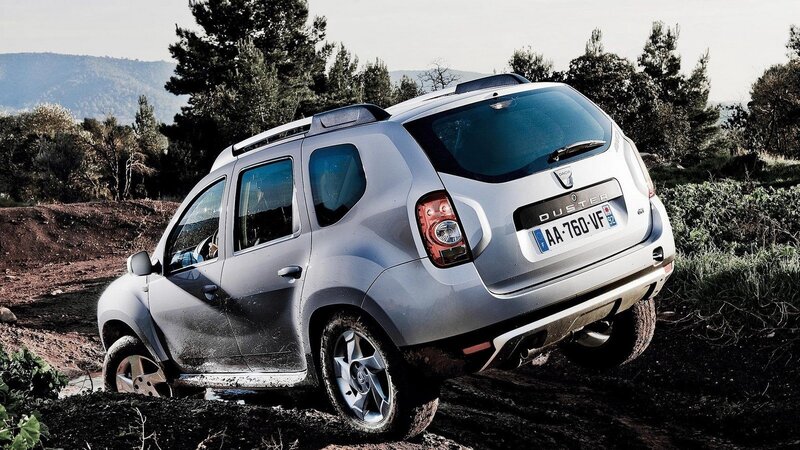 silver dacia duster off-road