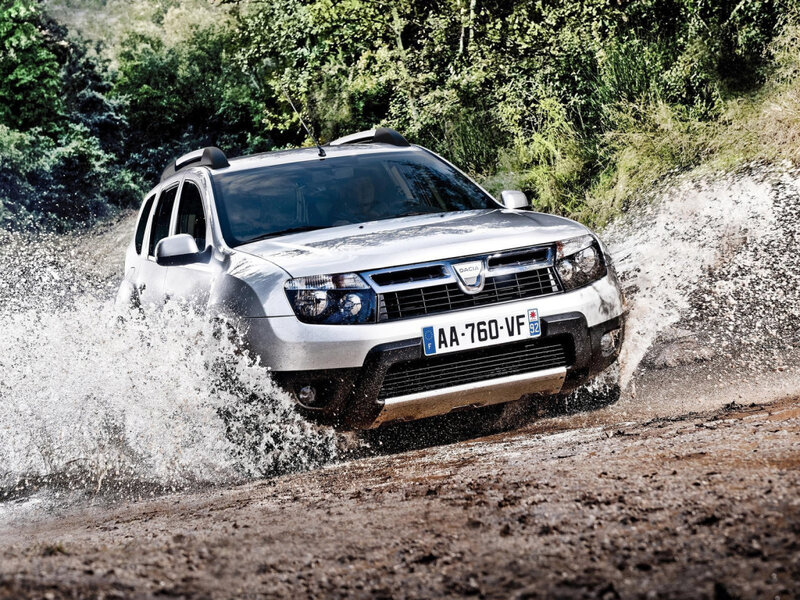 Silver Dacia Suv