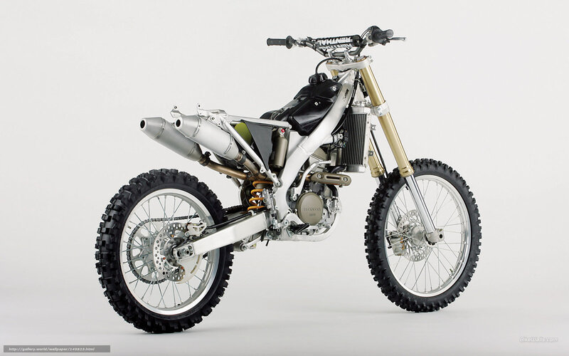 silver dirt bike motorcycle