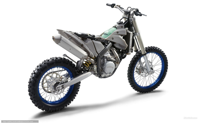 silver dirt bike motorcycle