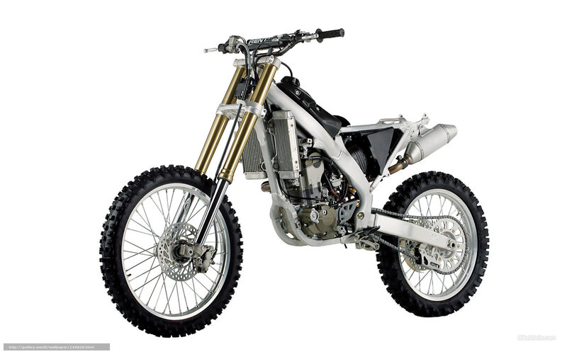Silver Dirt Bike — Neutral, Photograph