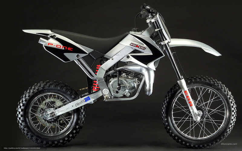 Silver Dirt Bike
