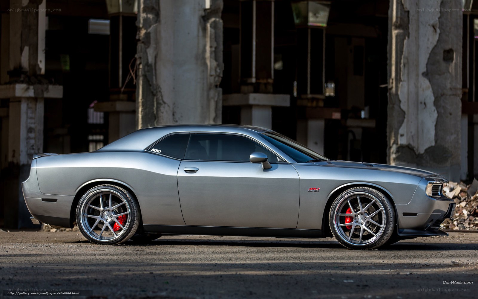 silver dodge challenger