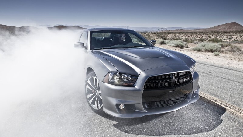 silver dodge charger drift