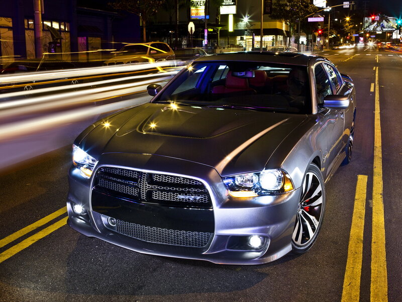 Silver Dodge Charger — Gray, Dramatic