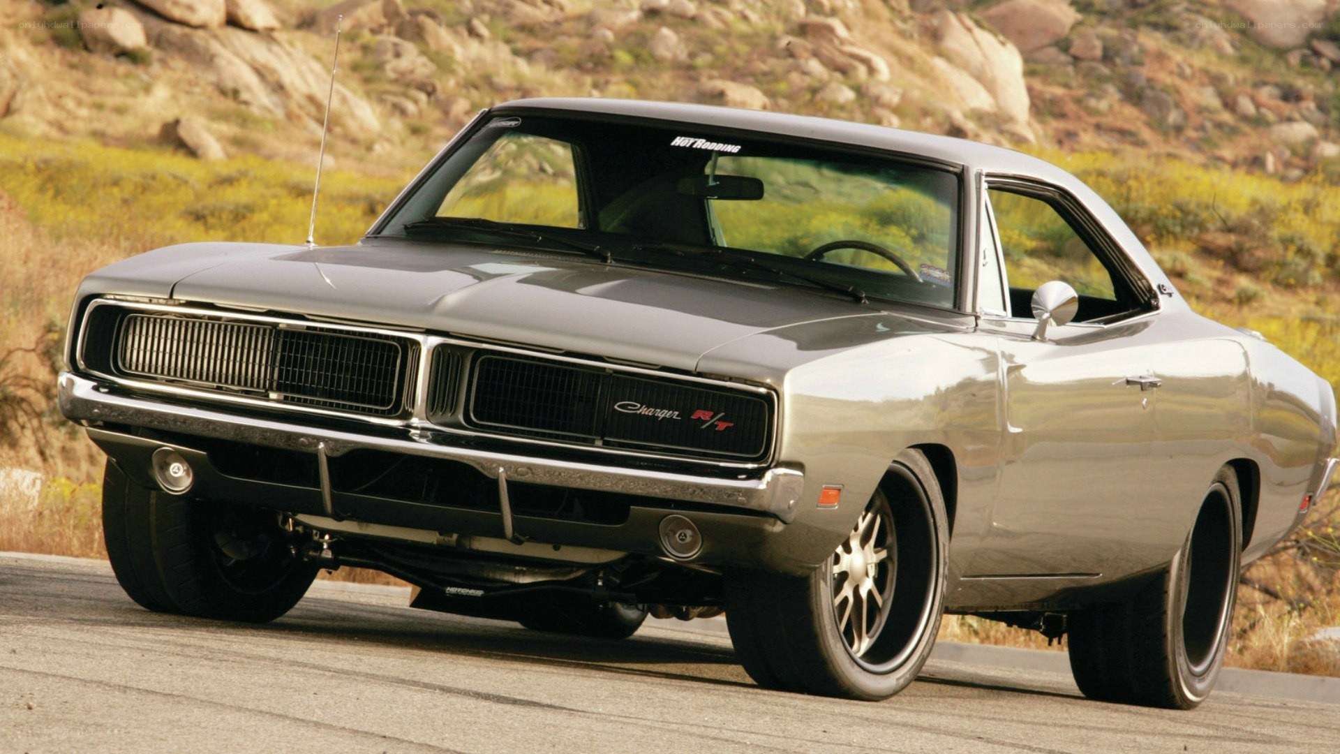 silver dodge charger rt