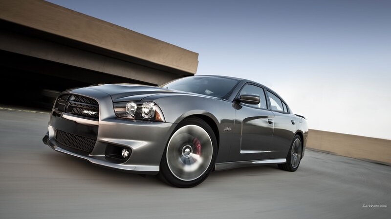 silver dodge charger srt8
