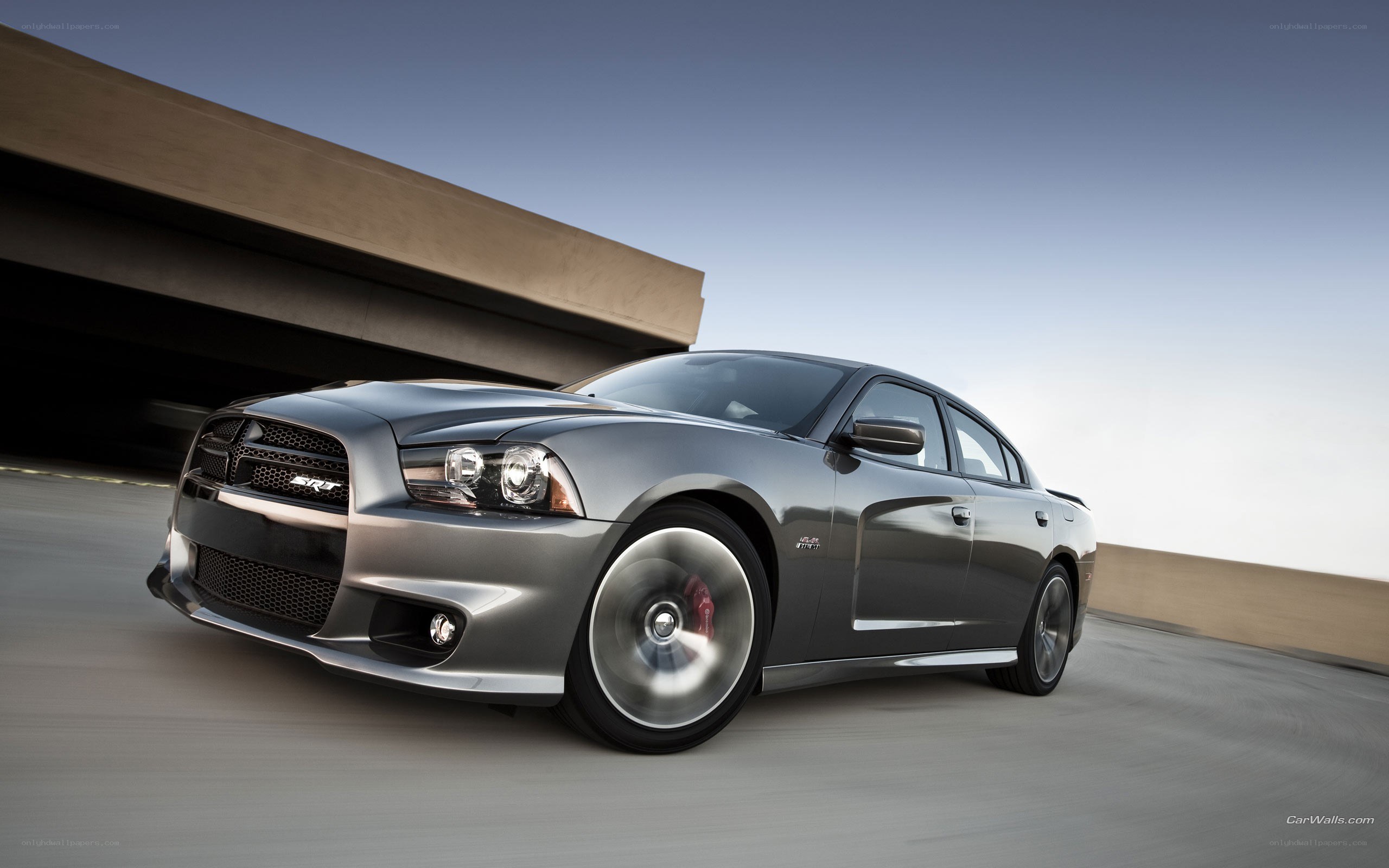 silver dodge charger srt8