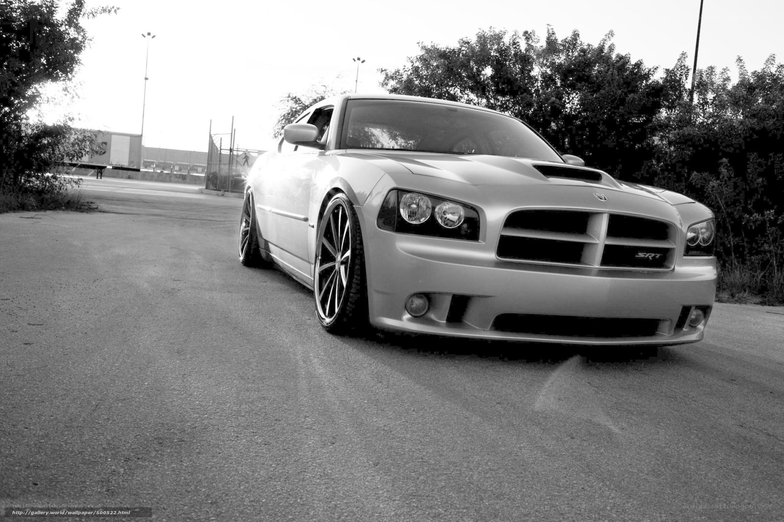 silver dodge charger srt8