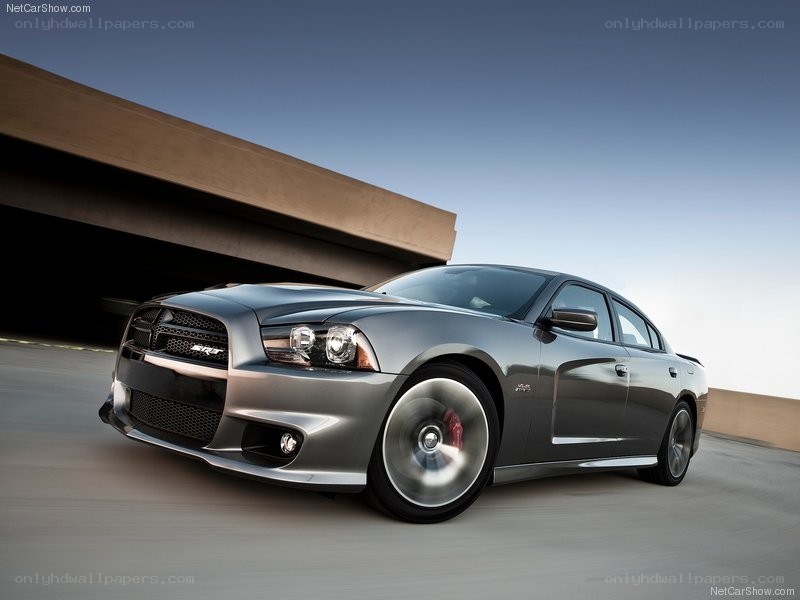 silver dodge charger srt8